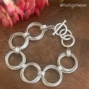 Silpada Sterling Silver Circle Bracelet